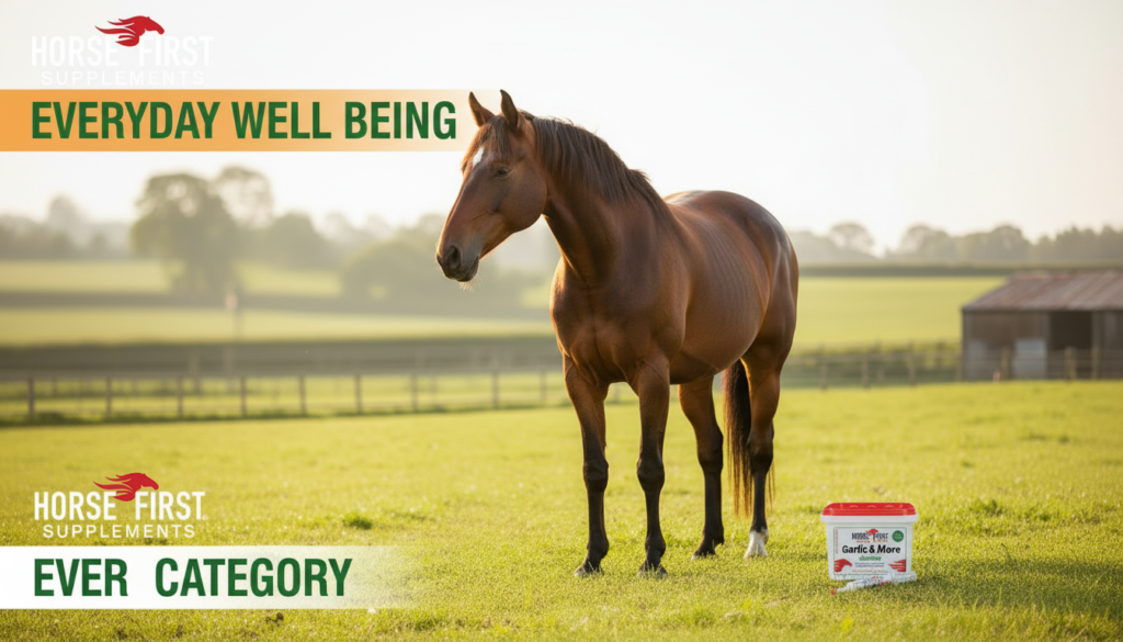 Everyday wellbeing supplements for horses